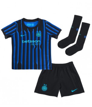 Billiga Inter Milan Lautaro Martinez #10 Hemmatröja Barn 2025-26 Kortärmad (+ Korta byxor)